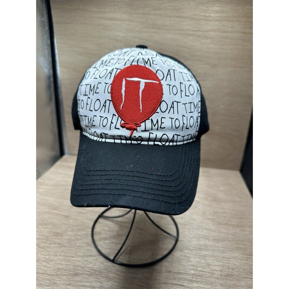 IT Pennywise Hat Baseball Cap Adjustable Strap Back Black Stephen King Ballon